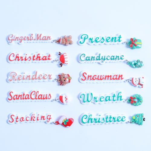 Mobile Phone DIY Decoration Resin Christmas Design Approx Sold By Bag