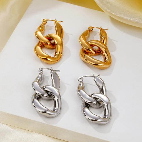 Stainless Steel Lever Back Earring, 304 Stainless Steel, plated, fashion jewelry, more colors for choice, 17x36.50mm, Sold By Pair