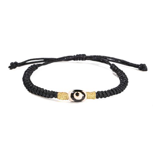 Tibetaanse agaat Armband, met Textiel binnenwerk Cord, handgemaakt, folk stijl & voor vrouw, bead size 8x12mm, Lengte Ca 11.8 inch, Verkocht door PC