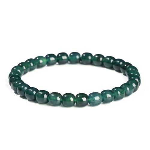 Jadeite Bracelet, vintage & for woman, beads length 5-6mm, Length:Approx 6-7 Inch, Sold By PC