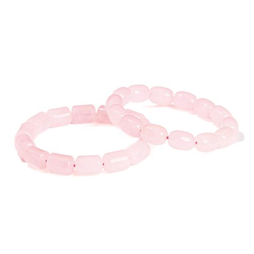 Cristal naturel bracelet, Motif géométrique, fait à la main, styles différents pour le choix & pour femme, beads size 10x14mm, Longueur:Environ 6-7 pouce, Vendu par paire