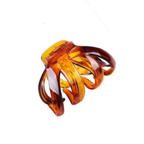 Hair Claw Clips, Resin, for woman, more colors for choice, 80x70x45mm, Sold By PC