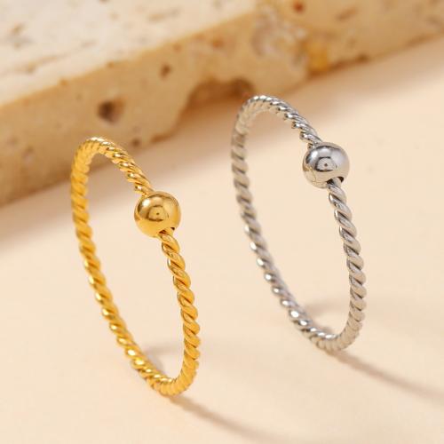 Stainless Steel Finger Ring, 304 Stainless Steel, fashion jewelry & for woman, more colors for choice, US Ring Size:8, Sold By PC