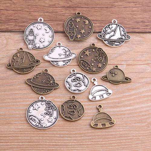 Pendentifs en alliage de zinc, Placage, DIY & normes différentes pour le choix, plus de couleurs à choisir, protéger l'environnement, sans nickel, plomb et cadmium, Environ 100PC/sac, Vendu par sac