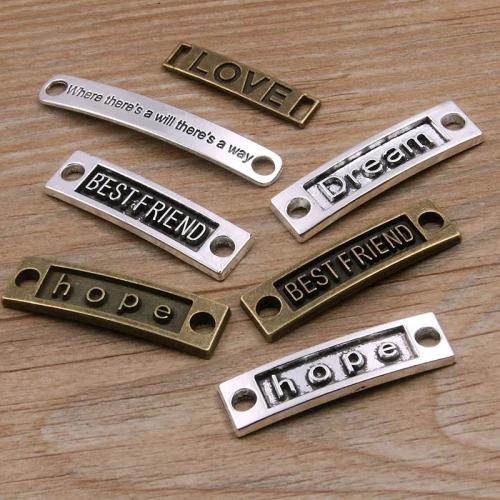 Tibetan Style Connector, plated, DIY & different size for choice & 1/1 loop, more colors for choice, nickel, lead & cadmium free, Approx 100PCs/Bag, Sold By Bag