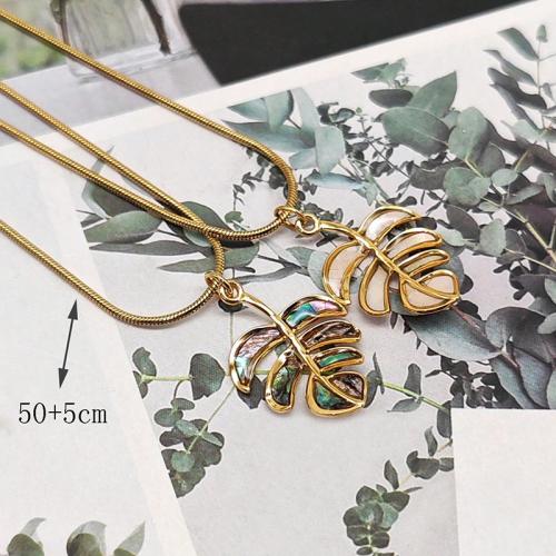 Stainless Steel Pendants, 304 Stainless Steel, with Shell, Leaf, Vacuum Ion Plating, DIY & different styles for choice, more colors for choice, Sold By PC