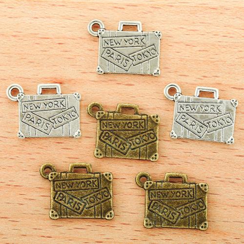 Tibetan Style Pendants, plated, DIY, more colors for choice, 13x17mm, 100PCs/Bag, Sold By Bag