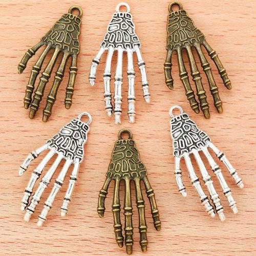 Zinc Alloy Hand Pendants plated DIY Sold By Bag