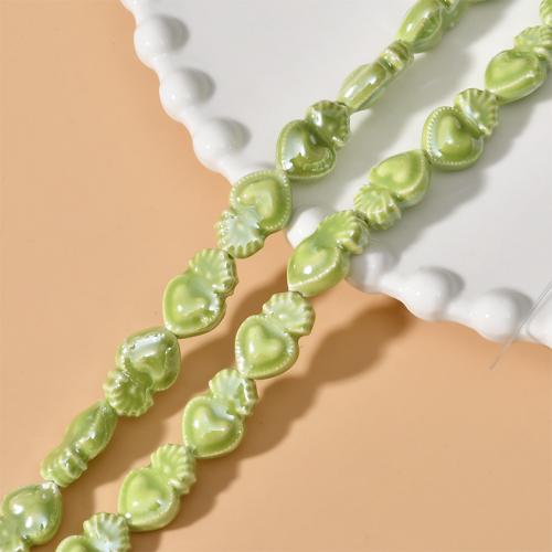 Porcelain Jewelry Beads, DIY, more colors for choice, 10x15mm, Hole:Approx 1.7mm, Approx 20PCs/Strand, Sold By Strand