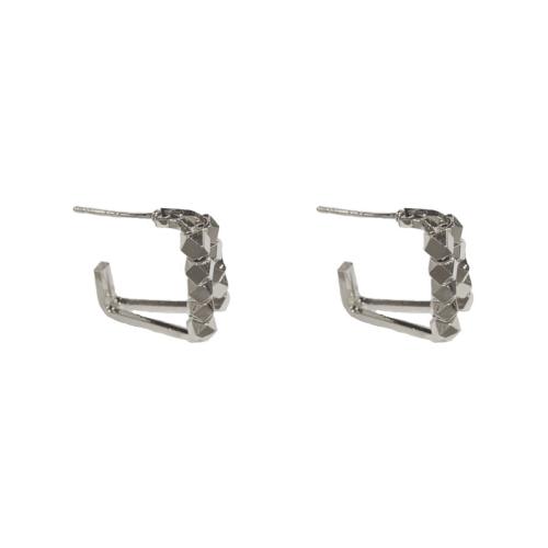 Ottone stallone orecchino, placcato oro vero, per la donna, nessuno, 16x7mm, Venduto da coppia