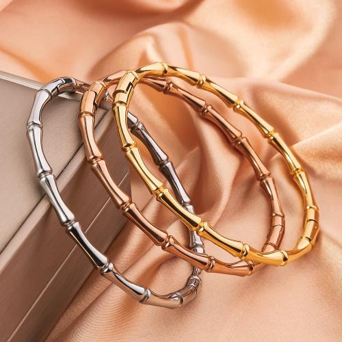 Titanium Steel Bracelet & Bangle, plated, for woman, more colors for choice, Sold By PC