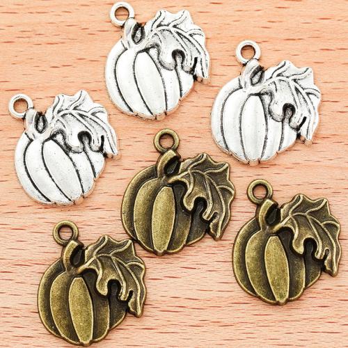 Zinc Alloy Pendants Pumpkin plated DIY Sold By Bag