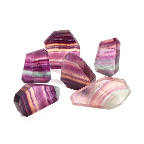 Fashion Decoration, Colorful Fluorite, irregular, polished, decoration length 5-10mm, Sold By PC