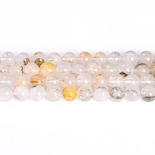 Natural Quartz Jewelry Beads, Round, polished, DIY & different size for choice, Sold By Strand