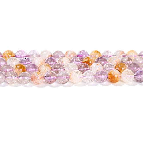 Natural Quartz Jewelry Beads Round polished DIY Sold By Strand