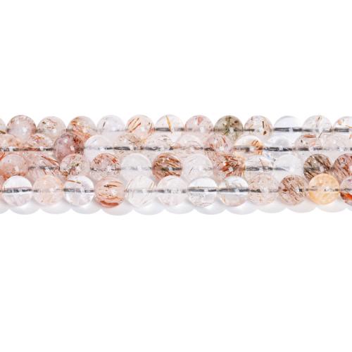 Crystal Beads Super Seven Crystal Round polished DIY Sold By Strand