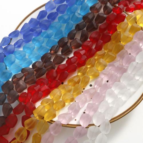 Fashion Glass Beads, DIY, more colors for choice, 15x12mm, Approx 100PCs/Bag, Sold By Bag