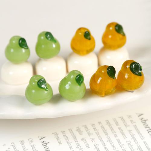 Lampwork Beads, Pear, DIY, more colors for choice, 13x13mm, Approx 100PCs/Bag, Sold By Bag