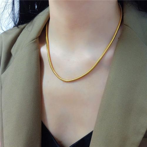 Titanium Steel Necklace, with 5cm extender chain, plated, fashion jewelry, more colors for choice, 3.10mm, Length:40 cm, Sold By PC