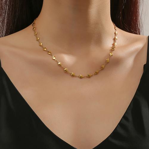 Parures de bijoux, Acier titane, Placage de couleur d'or, bijoux de mode & styles différents pour le choix, doré, Necklace length 40CM,Bracelet length 16CM, Vendu par PC