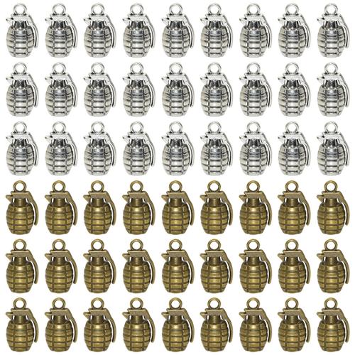 Zinc Alloy Pendants Grenade plated DIY Sold By Bag