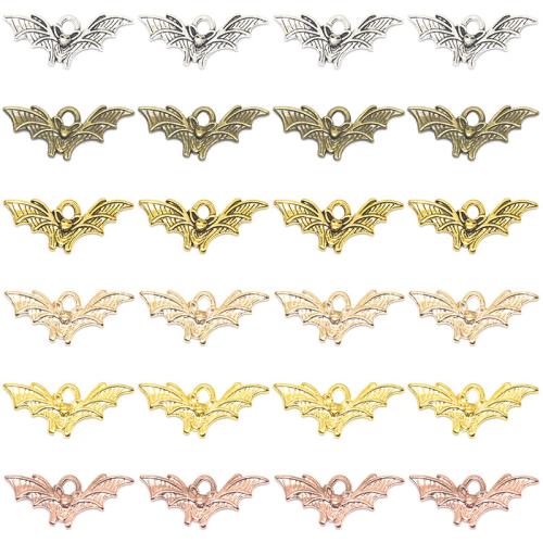 Tibetan Style Animal Pendants, Bat, plated, DIY, more colors for choice, 21x10mm, 100PCs/Bag, Sold By Bag