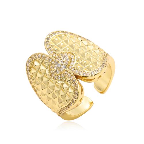 Cubic Zirconia Micro Pave Brass Ring, fashion jewelry & different styles for choice & micro pave cubic zirconia & for woman, Sold By PC