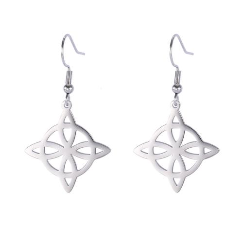 Acier inoxydable 304 Boucle d'oreille goutte, bijoux de mode & styles différents pour le choix & pour femme, plus de couleurs à choisir, Vendu par paire