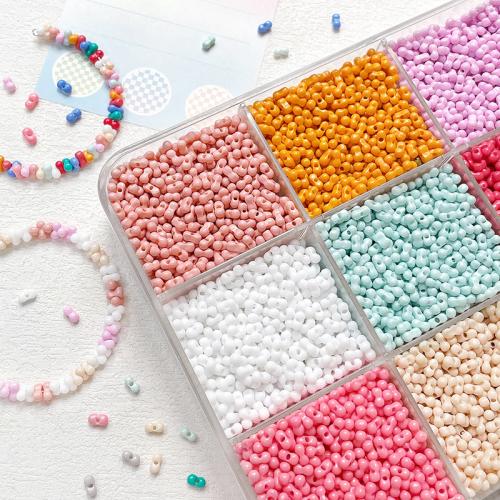 Fashion Glass Beads DIY Approx 1.6mm Sold By Bag