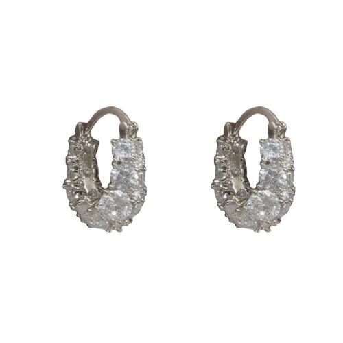 Cilindrata Zircone Orecchini in ottone micro pavimenta, Farfalla, placcato oro vero, Micro spianare cubic zirconia & per la donna, nessuno, 17x14mm, Venduto da coppia