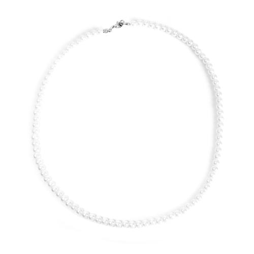 Resin Pearl Necklace, different length for choice & different size for choice & for woman, white, Sold By PC