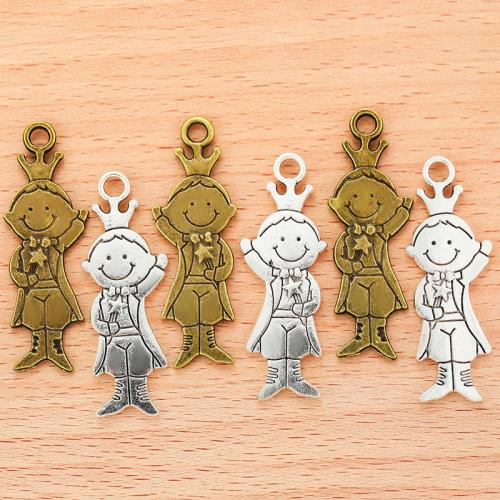 Tibetan Style Pendants, Boy, plated, DIY, more colors for choice, 48x16mm, 100PCs/Bag, Sold By Bag