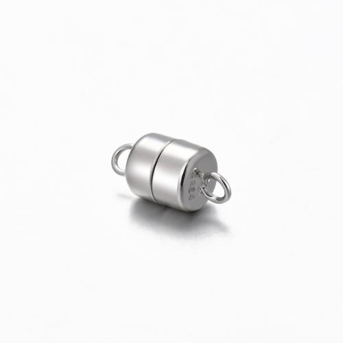 Fermoir magnétique en argent Sterling 925, DIY, plus de couleurs à choisir, 12.30x6mm, Vendu par fixé