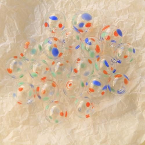 Fashion Glass Beads, Round, DIY, more colors for choice, 14mm, Approx 100PCs/Bag, Sold By Bag