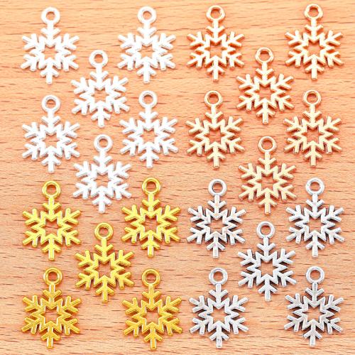 Zink Alloy Halsband, Snowflake, plated, DIY, fler färger för val, 19x14mm, 100PC/Bag, Säljs av Bag