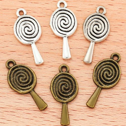 Zinc Alloy Pendants Lollipop plated DIY Sold By Bag