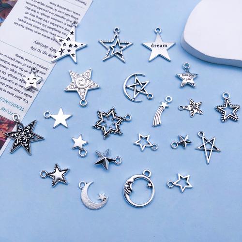 Tibetan Style Star Pendant, DIY & different styles for choice, Sold By PC