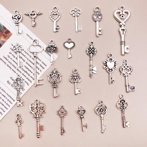 Tibetan Style Key Pendants, DIY & different styles for choice, Sold By PC