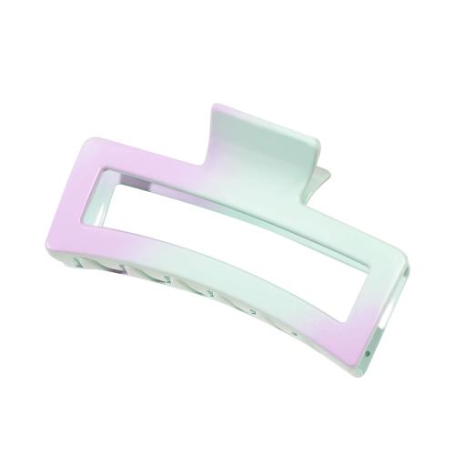 Hair Claw Clips, Plastic, handmade, gradient color & for woman & hollow, more colors for choice, Sold By PC