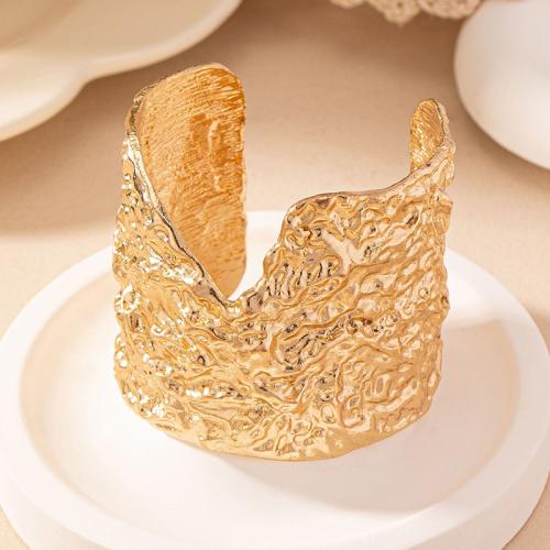 Tibetan Style Bangle, plated, for woman, gold, Sold By PC