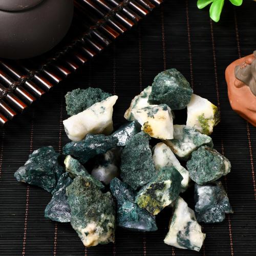 Fashion Decoration, Moss Agate, irregular, different size for choice, Sold By PC