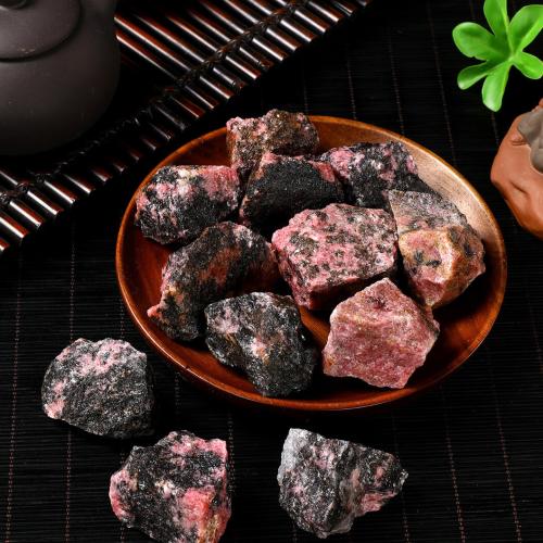 Fashion Decoration, Rhodonite, irregular, different size for choice, Sold By PC