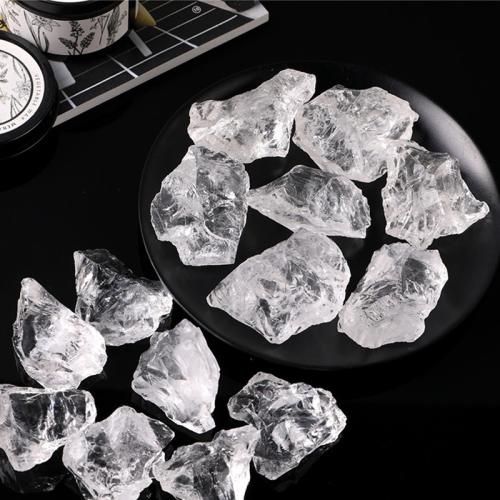 Fashion Decoration, Clear Quartz, irregular, different size for choice, Sold By PC