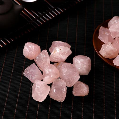 Fashion Decoration, Natural Stone, with Rose Quartz, irregular, different size for choice, Sold By PC