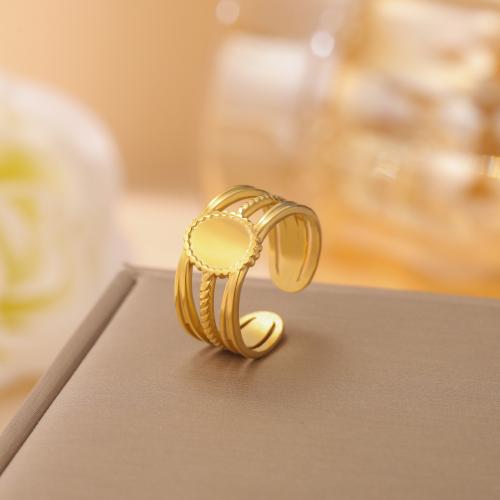 Stainless Steel Finger Ring, 304 Stainless Steel, plated, for woman, more colors for choice, Sold By PC