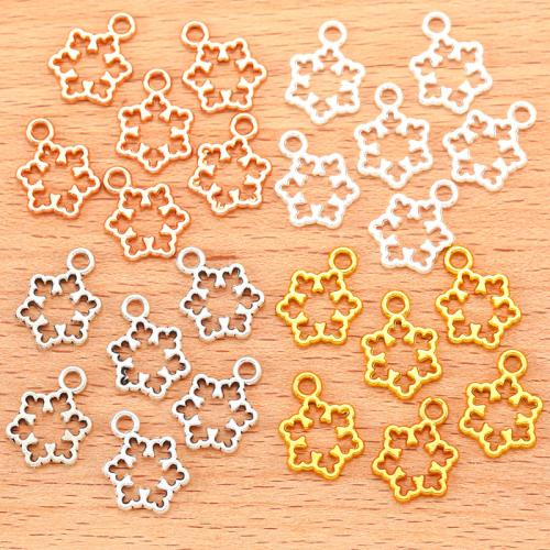 Tibetan Style Pendants, Snowflake, plated, DIY, more colors for choice, 16x11mm, 100PCs/Bag, Sold By Bag