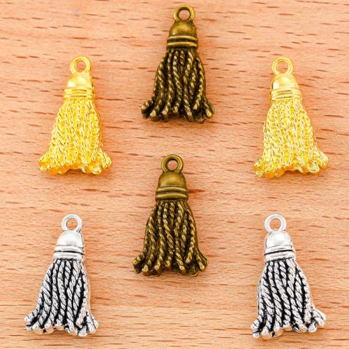 Tibetan Style Pendants, Tassel, plated, DIY, more colors for choice, 20x12mm, 100PCs/Bag, Sold By Bag