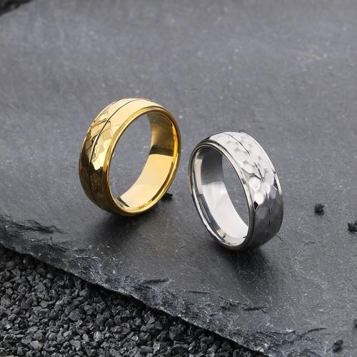 Anillo de dedo de acero inoxidable, acero inoxidable 304, chapado, diverso tamaño para la opción & diferentes estilos para la opción & para hombre, más colores para la opción, Vendido por UD