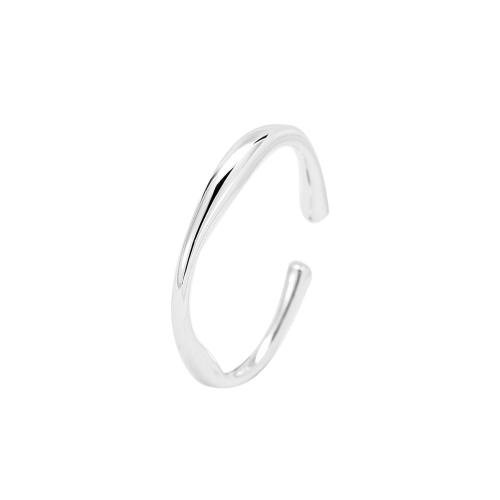 Bijoux de bague en argent sterling , Argent sterling 925, bijoux de mode & pour femme, Diamètre intérieur:Environ 17mm, Vendu par PC