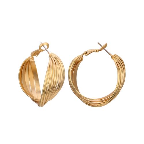 Brass Leverback Earring, fashion jewelry & for woman, more colors for choice, 37mm, Sold By Pair